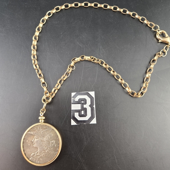 New Collection Vintage Look Coin Necklace - Picture 7 of 9